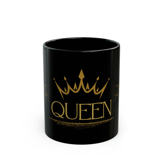 Crown Your Day: 'Queen' Empowerment Mug