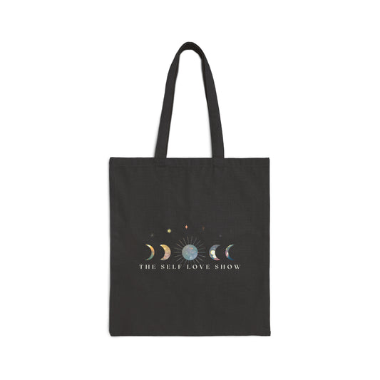 Embrace Your Journey: 'The Self Love Show' Cotton Canvas Tote Bag