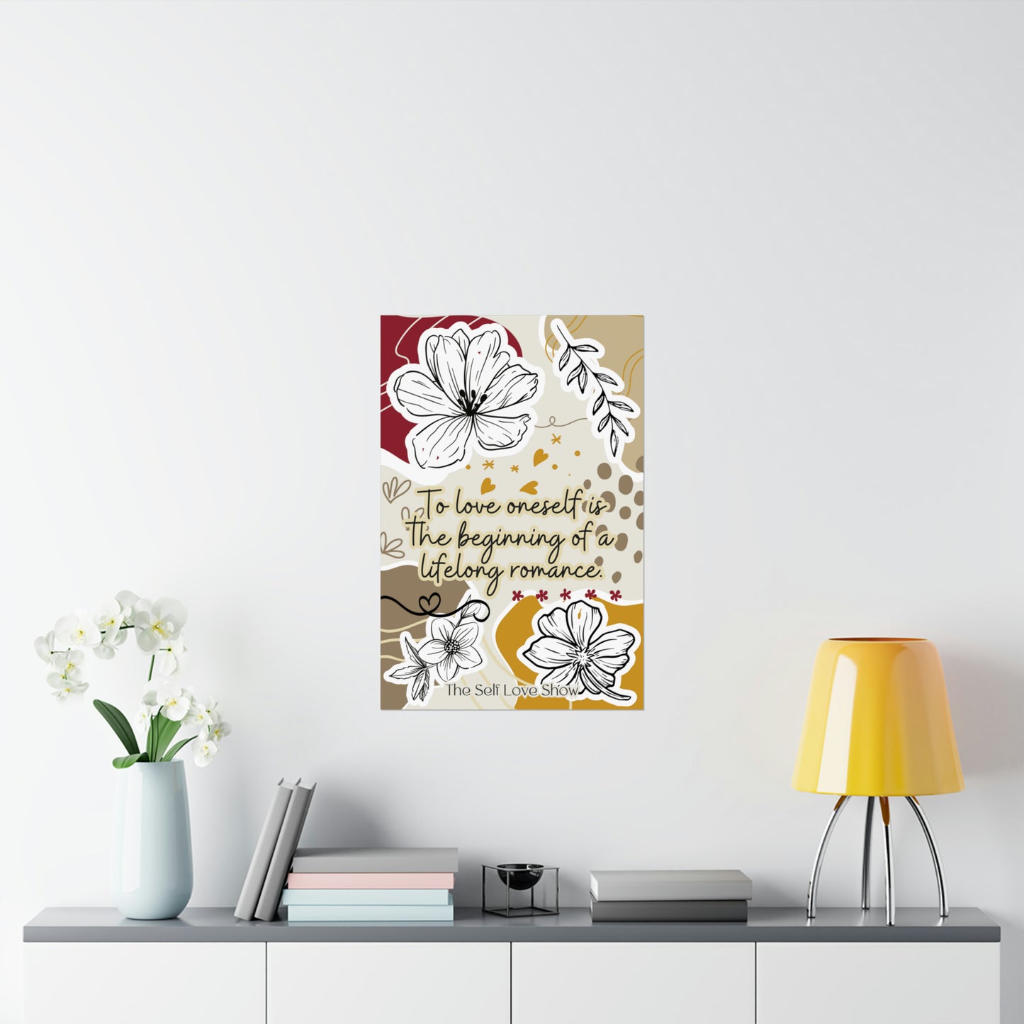 Embrace Your Essence: 'To Love Oneself' Matte Vertical Poster