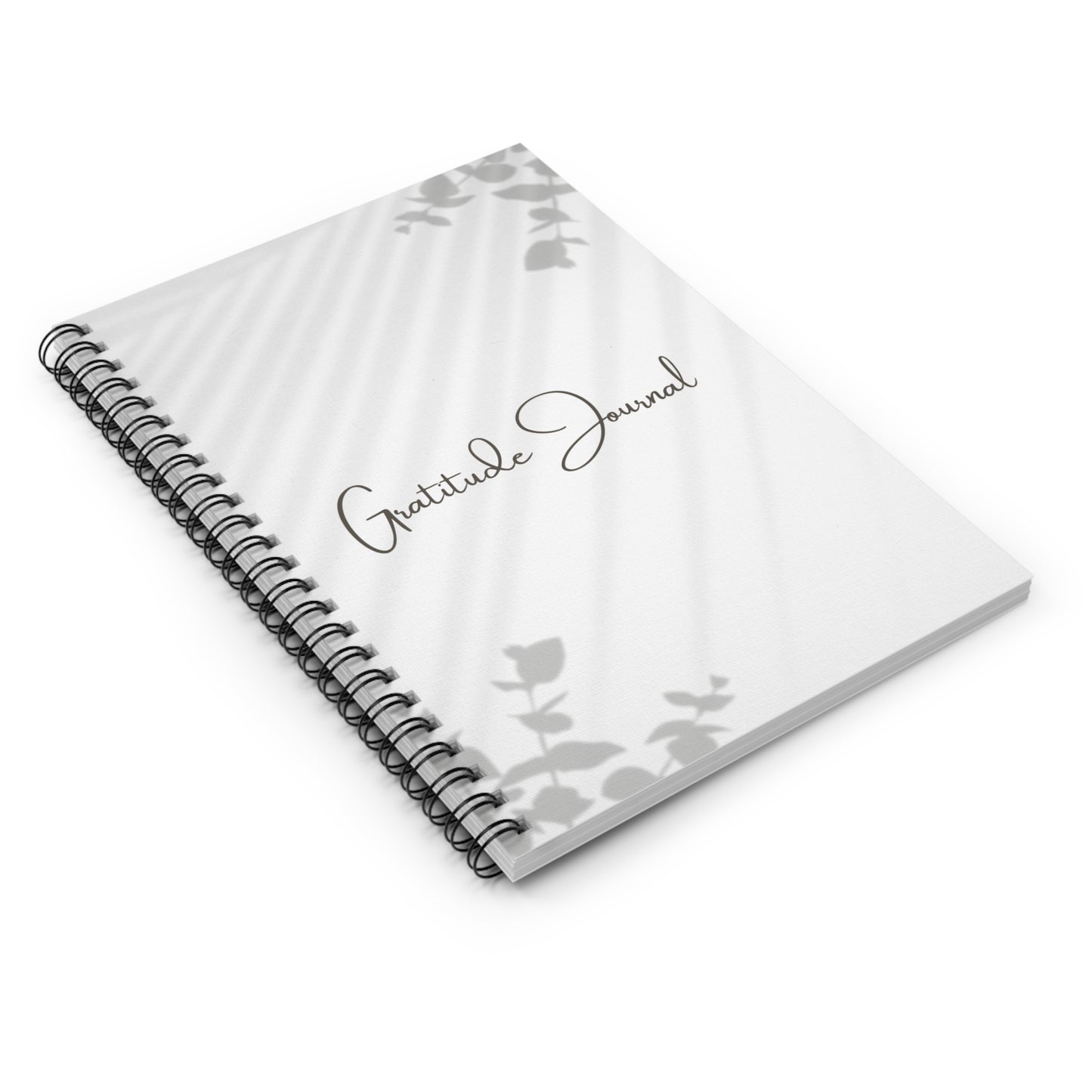 "Embrace Gratitude: Daily Reflections" Spiral Notebook