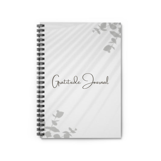 "Embrace Gratitude: Daily Reflections" Spiral Notebook
