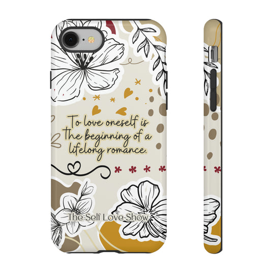 Embrace Your Essence: 'To Love Oneself' iPhone Tough Case